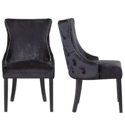 Dutes 22'' H Velvet Upholstered Side Chair
