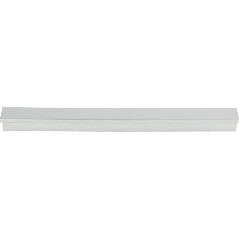 Minetta 7 9/16" Center to Center Finger pull, Polished Chrome, 6 5/16" Center to Center