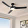 132.1cm 3-Blade LED Smart Ceiling Fan with Remote Control and Light Kit Included