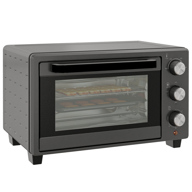 HOMCOM Toaster Oven, Grey