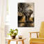 «Elephant Sunset», reproduction sur toile-499663167
