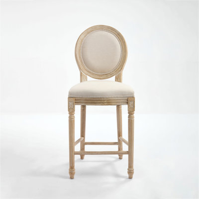 Ensemble de 2 chaises de bar hauteur française 26 po French Country