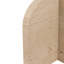 Arched Travertine Bookends In Tan Marble