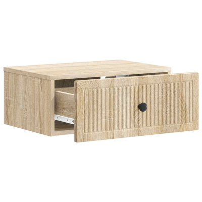 49cm W Manufactured Wood Bedside Table