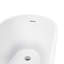 Baignoire de trempage autoportante en fibre de verre 67 po x 30 po