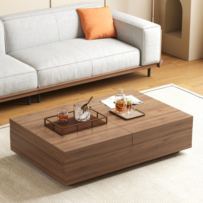 47,2 po Table basse à rangement dissimulé