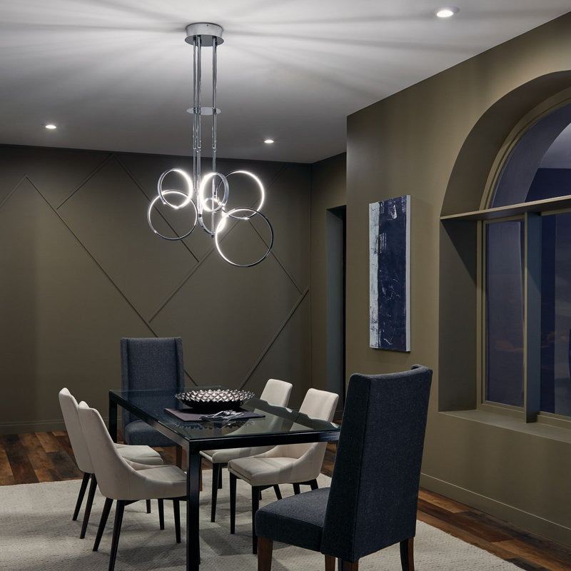 Fabela 6 - Light LED Pendant, Chrome