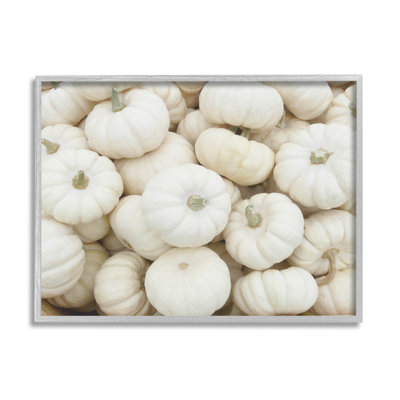 " Autumnal White Pumpkins " by Lil' Rue