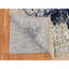 Tapis japonais noué à la main 6 pi x 8 pi 10 po en laine et soie bleu 9B123BA160F94B4FAE7290388698C401