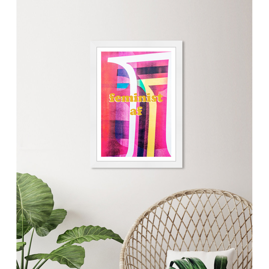 " Typography And Quotes Feminist Colorful Empowered Women Quotes And Sayings " Mercer41