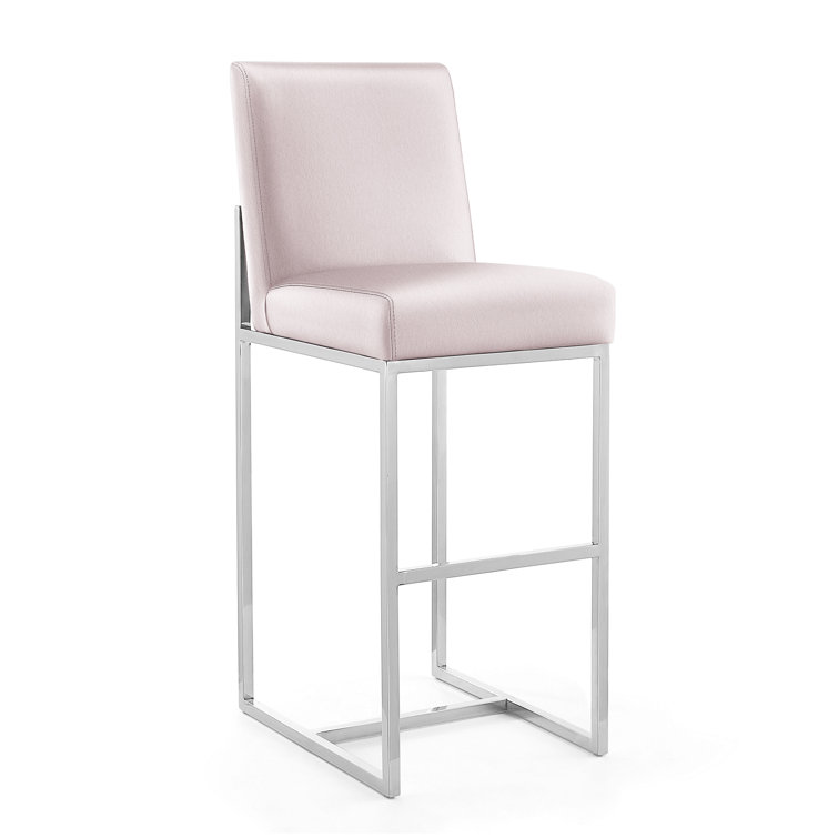 Element Upholstered Counter Stool with Metal Frame