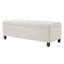 Banc de rangement rembourré avec repose-pieds, banc d'entrée, banc de bout de lit, repose-pieds pour la chambre à coucher, 300 lb-1380946936