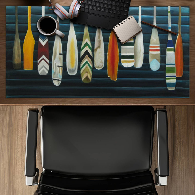 Paddles - 15.75"x31.50" Desk mat