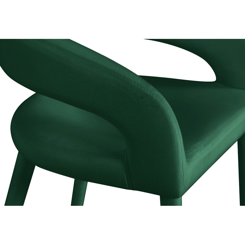 Destiny 26.5" Counter Stool, Velvet, Green