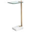 Caddie Glass End Table