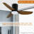 Ceiling Fan with LED Lights