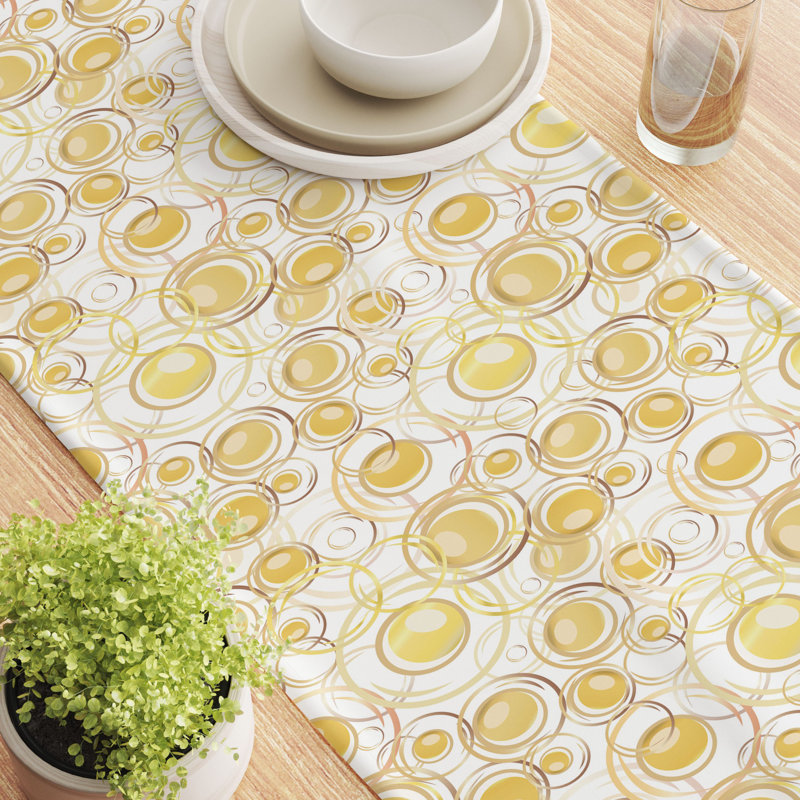 Rectangular Cotton Twill Table Runner, 90" x 16"