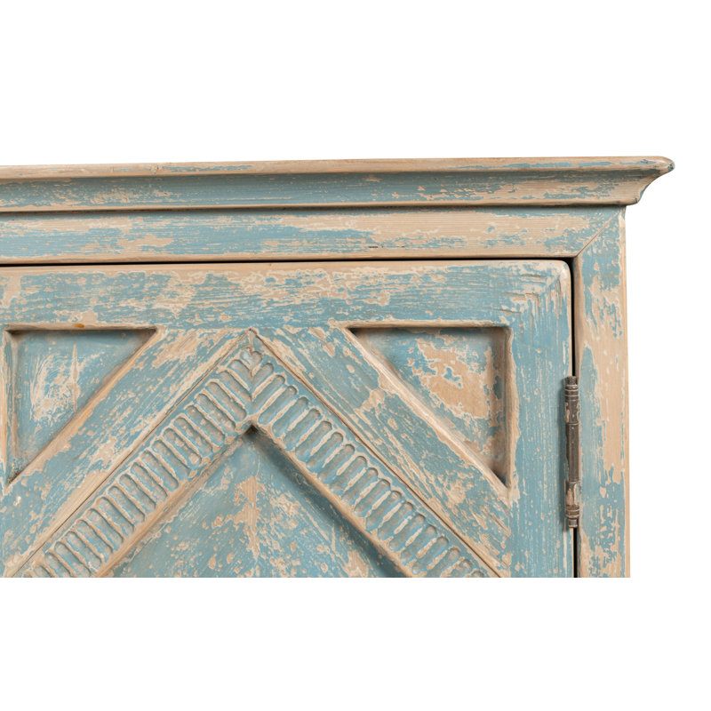 75'' W Sideboard, Blue/Blue