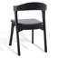 Chaise en bois et cuir Carper-70605908