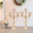 5 Arm Bowl Crystal Candelabra Table Centerpieces Decor-1520201411