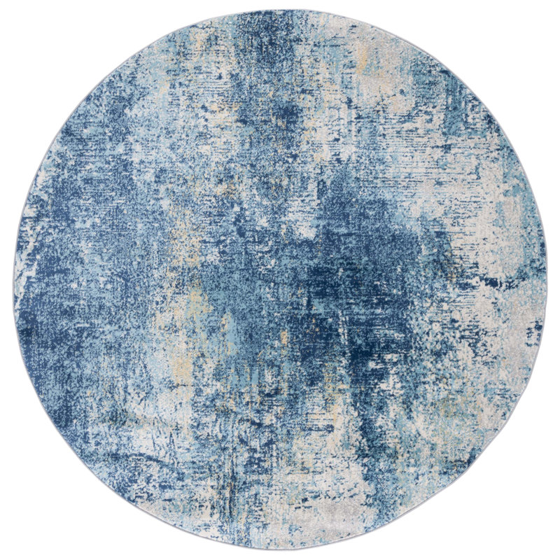 Tapis Jasper 100 Performance Abstract, Rond 6 pi 7 po
