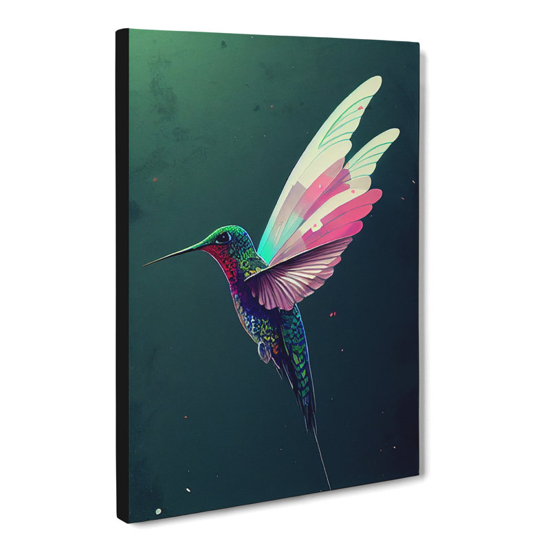 Scerra Hummingbird - Wrapped Canvas, 60cm H x 40cm W x 3cm D
