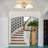 3 - Light 23.6" Modern Brass Sputnik Glass Semi Flush Mount Ceiling Light for Kitchen-1541886119
