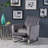 Push Back High Metal Leg Recliner-433516428