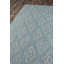 Tapis géométrique bleu clair-1852265536