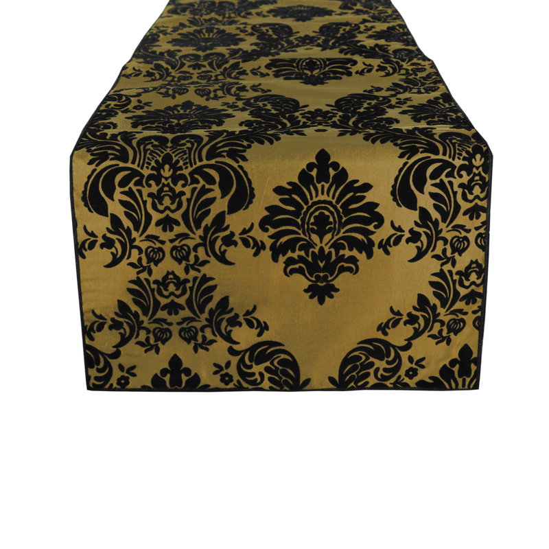 Batum, 120" x 12", Black/Gold