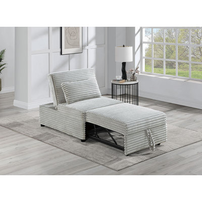 Versatile Corduroy Sofa Sleeper Chair With Pull-Out Bed For All Spaces