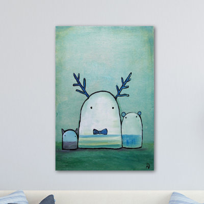 'Oop Bop And Dawdle' Print on Wrapped Canvas