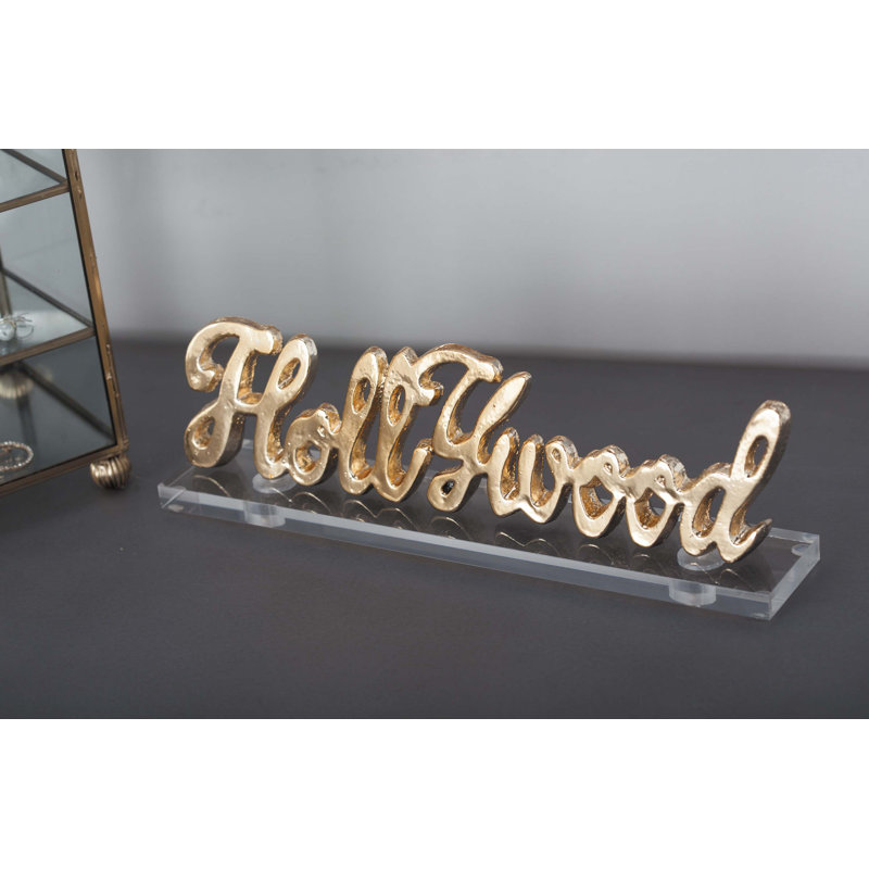 Blocs d’aluminium/acrylique de lettres hollywood