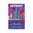 Detroit Travel Poster by Jim Zahniser - Wrapped Canvas Print-1396124272