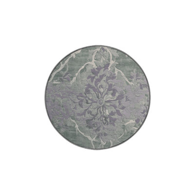 Machine Washable Gray Area Rug
