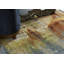 Tapis orange / bleu en polypropylène tissé à la machine 6 pi 7 po x 9 pi 6 po Witchel