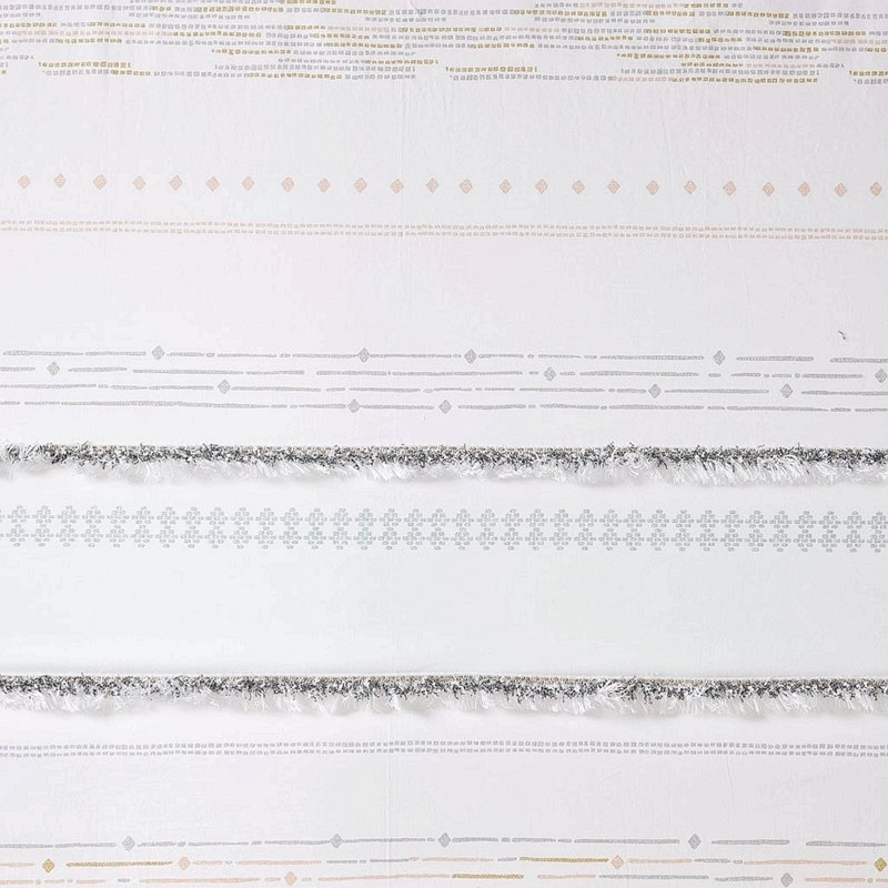 Cotton Printed Shower Curtain With Trims