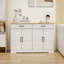 Buffet 47,95 "avec 2 tiroirs Farmhouse Buffet