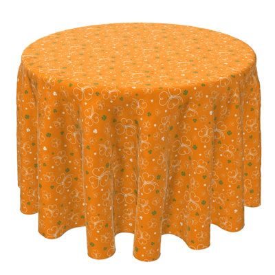 Round Cotton Twill Tablecloth