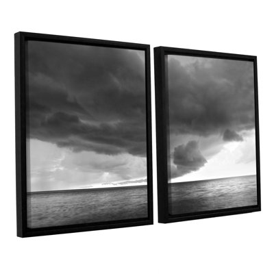 Lake Erie Storm by Dan Wilson 2 Piece Framed Photographic Print on Canvas Set -  ArtWall, 0wil008b3248f