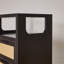 Tables de chevet modernes avec 2 tiroirs, poignées en métal doré et fabrication en bois durable pour la chambre à coucher-1457053062