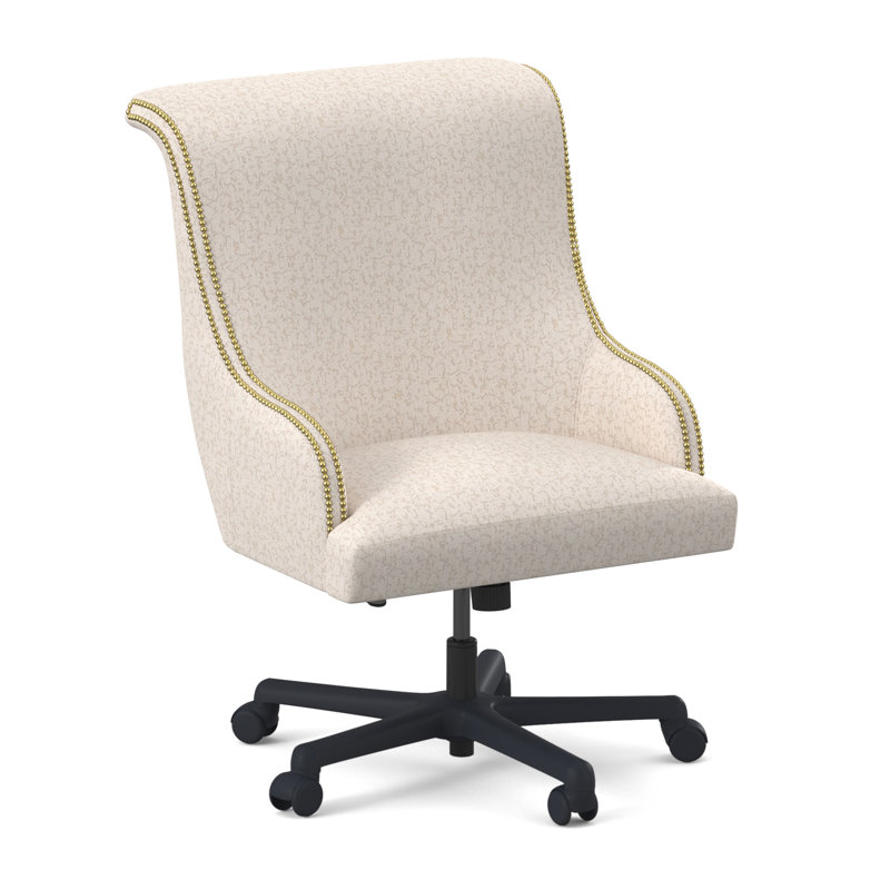 Fauteuil de direction Madison, Petit laiton poli, Uniforme Margaret
