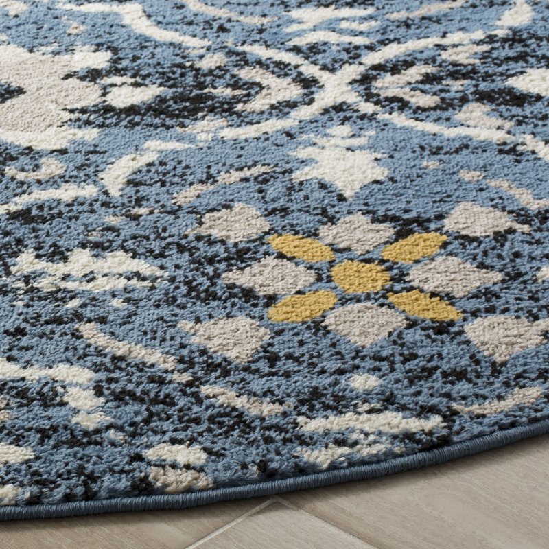 Dalrymple Performance Oriental Rug, Round 6'7"