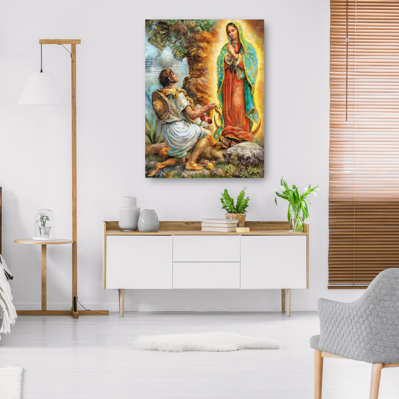 Lady of Guadelupe & Juan Diego by Studio Arts Canvas Art Print