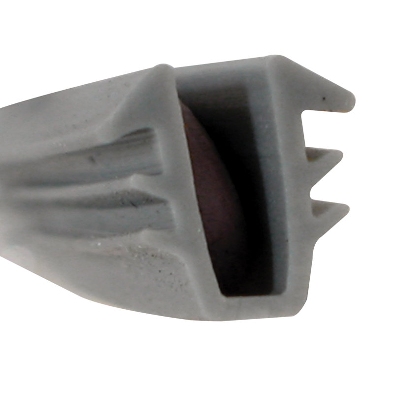 Caniveau de première qualité, 4", Gris, 8.75"