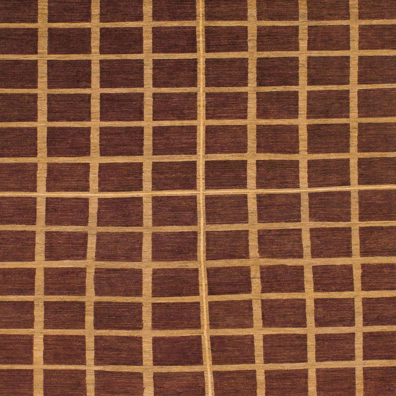 Tapis abstrait moderne 1501, Carré 3 pi
