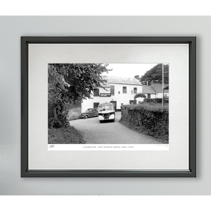 Lanreath, The Punch Bowl Inn C1955 - Single Picture Frame Print, 40cm H x 50cm W x 2.3cm D