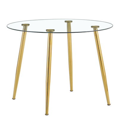 Modern Glass Dining Tables (table Only, No Chairs, Complete With Top And Legs)