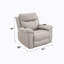 Fauteuil inclinable électrique en microfibre poli Chriki-1678834710-1678834711