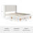 Martha Stewart Carmy Platform Bed With Tufted Wingback Headboard-124405098